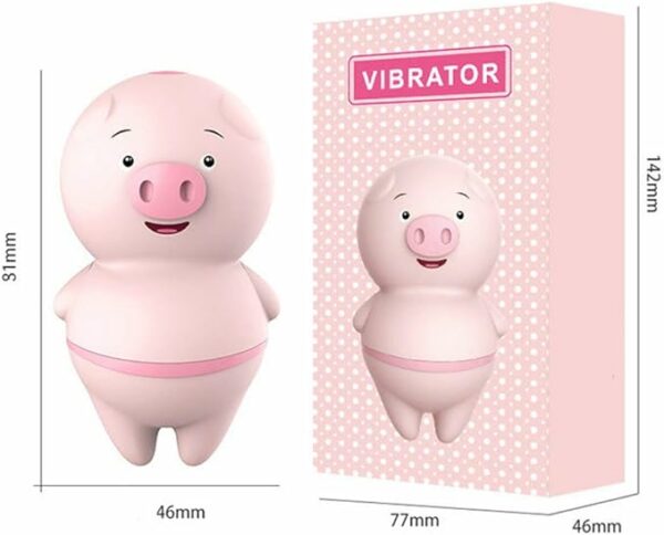Pig Licking Vibrator Tongue Oral Sex Clitoral & Nipple Simulator
